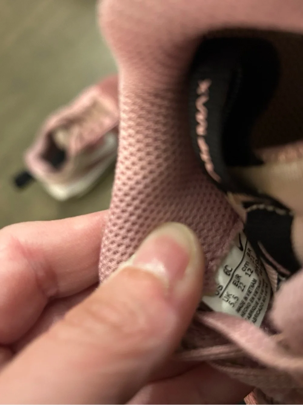 Nike Kids Pink Lace-Up Sneakers with White Swoosh